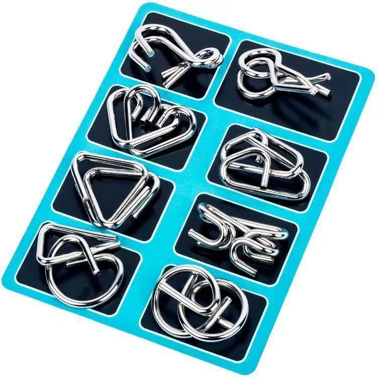 Brain Puzzle Unlocking Toy for Kids Logic Skills