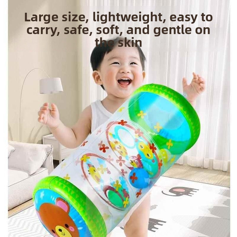 Inflatable Baby Crawling Roller with Bells – Animal Design