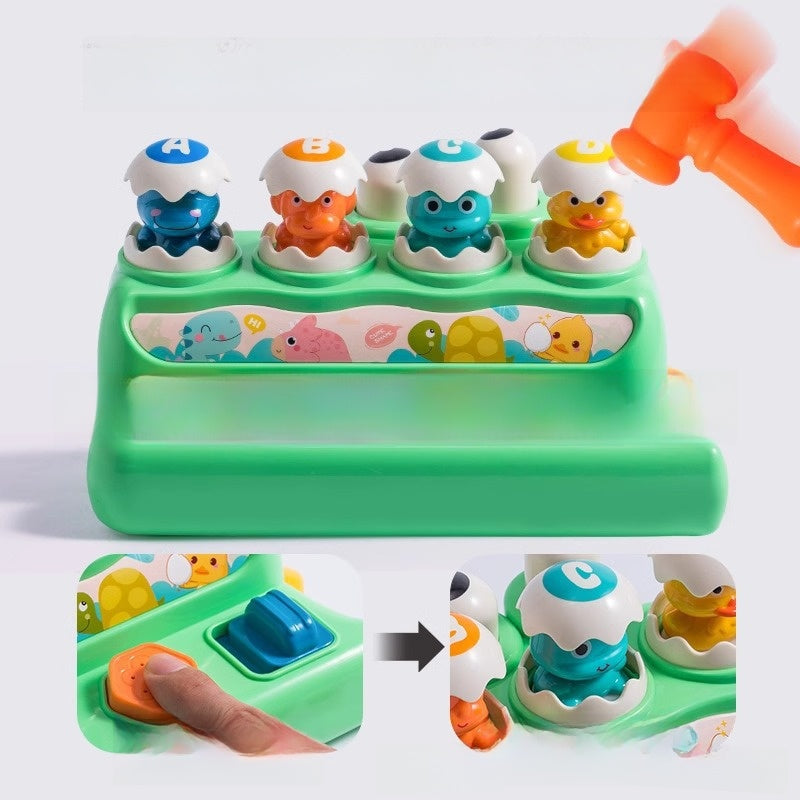 Dinosaur Hammer Activity Toy with Light & Sound Options Wonder Kids Toy