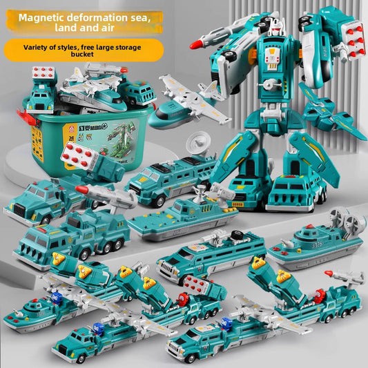 Magnetic Robot Building Blocks – Named Piece Sets