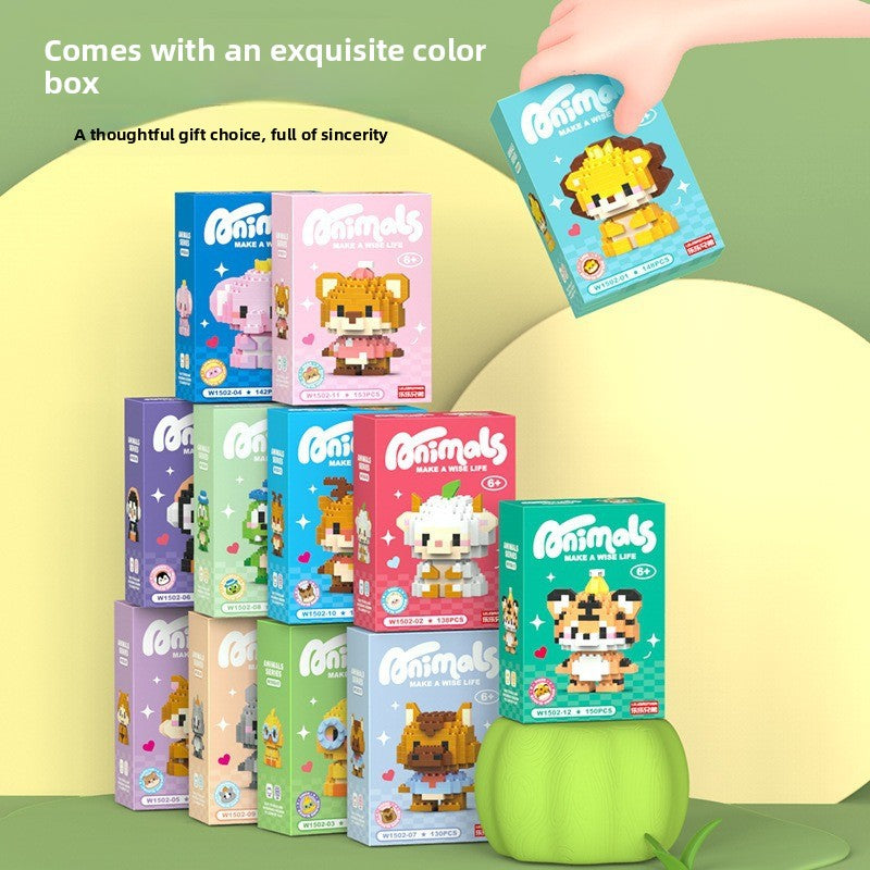 Animal Building Blocks for Kids STEM Play