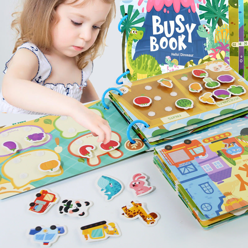 Quiet Sticker Activity Book for Kids