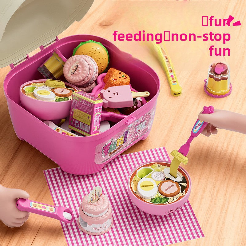 Pudding Feeding Pretend Play Toy Set