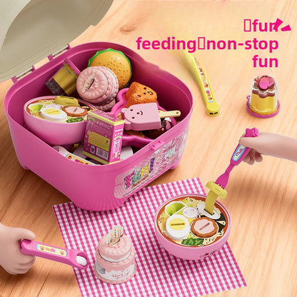 Pudding Feeding Pretend Play Toy Set
