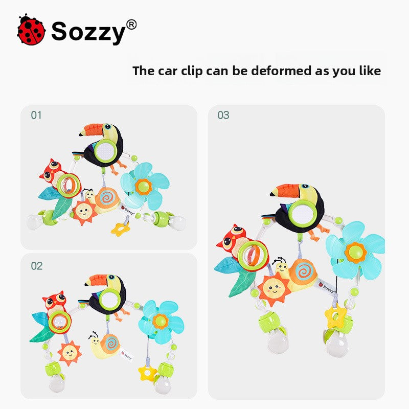 Baby Stroller Toy with Bed Clip
