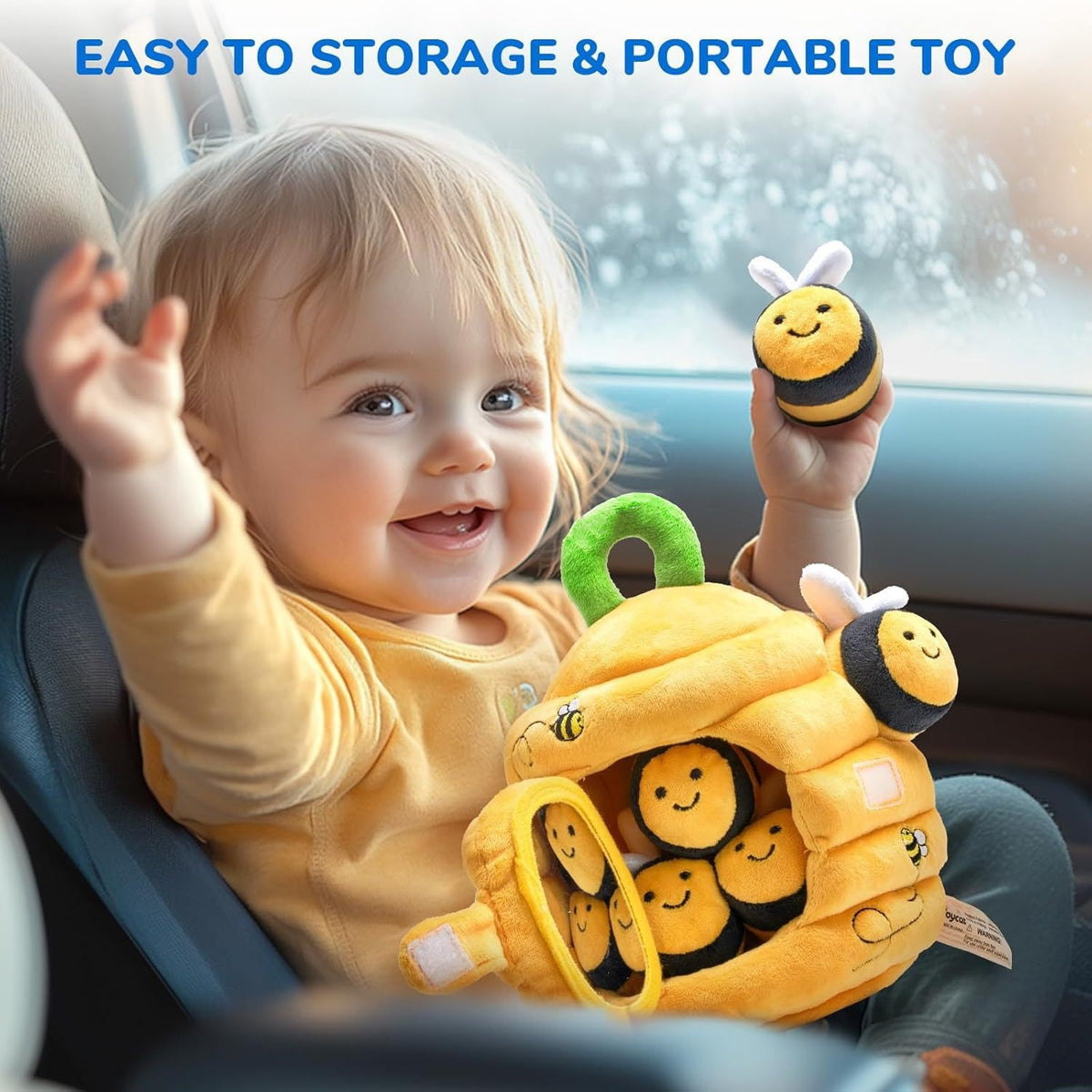 Plush Sensory Educational Toy for Toddlers