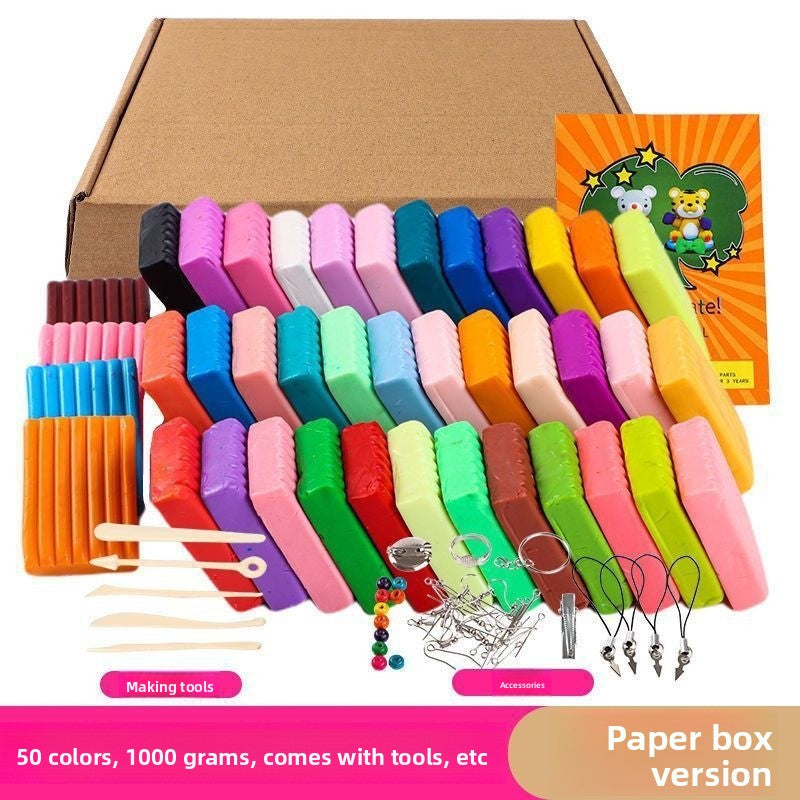 Soft Modeling Clay Set with Color Options