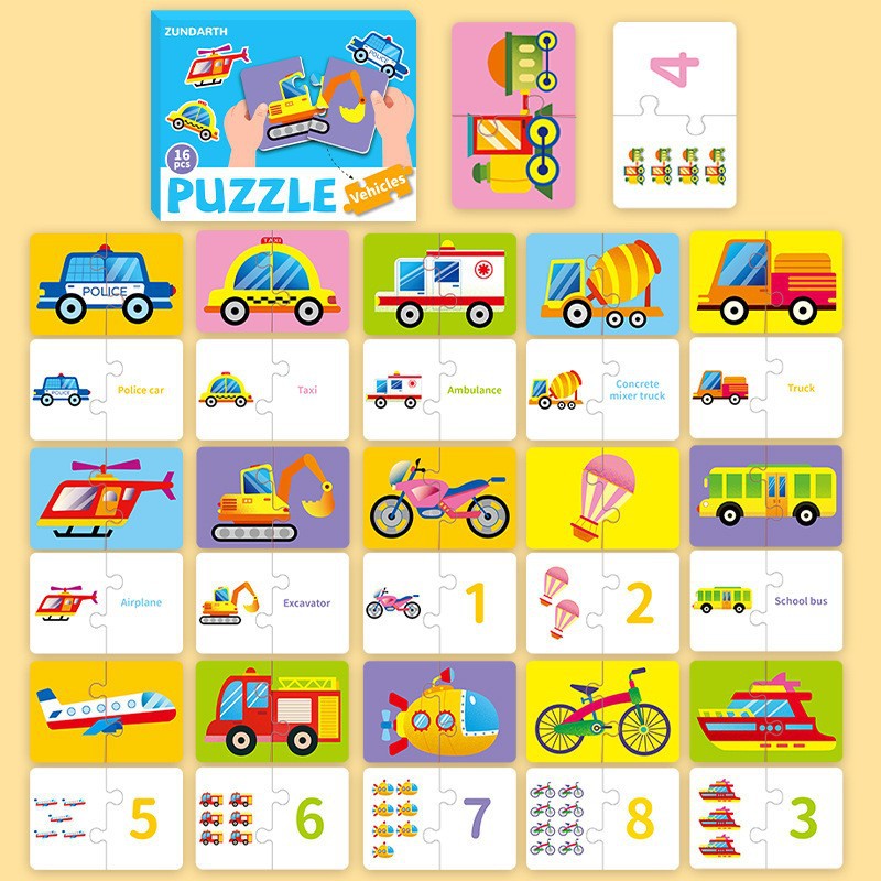 Montessori Wooden Educational Puzzle Board
