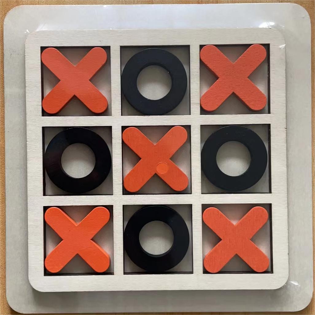 Wooden Board Game Set for Kids