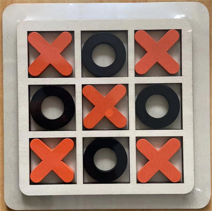 Wooden Board Game Set for Kids