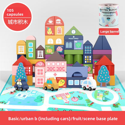 Creative Large Blocks Set 105pcs+48Puz L1