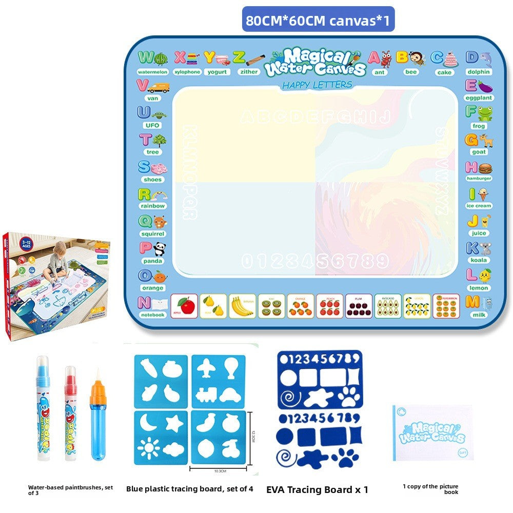 Reusable Water Drawing Mat for Kids, 80 × 60 cm
