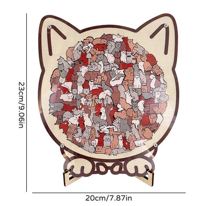 Wooden Animal Puzzle with Frame for Learning
