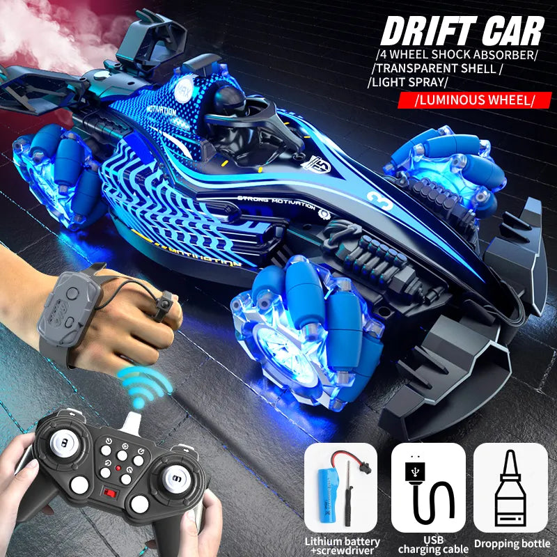 Burn Rubber, Not Screen Time: The High-Speed F1 Remote Control Car Designed for Precision Drift and Independent Play Blue