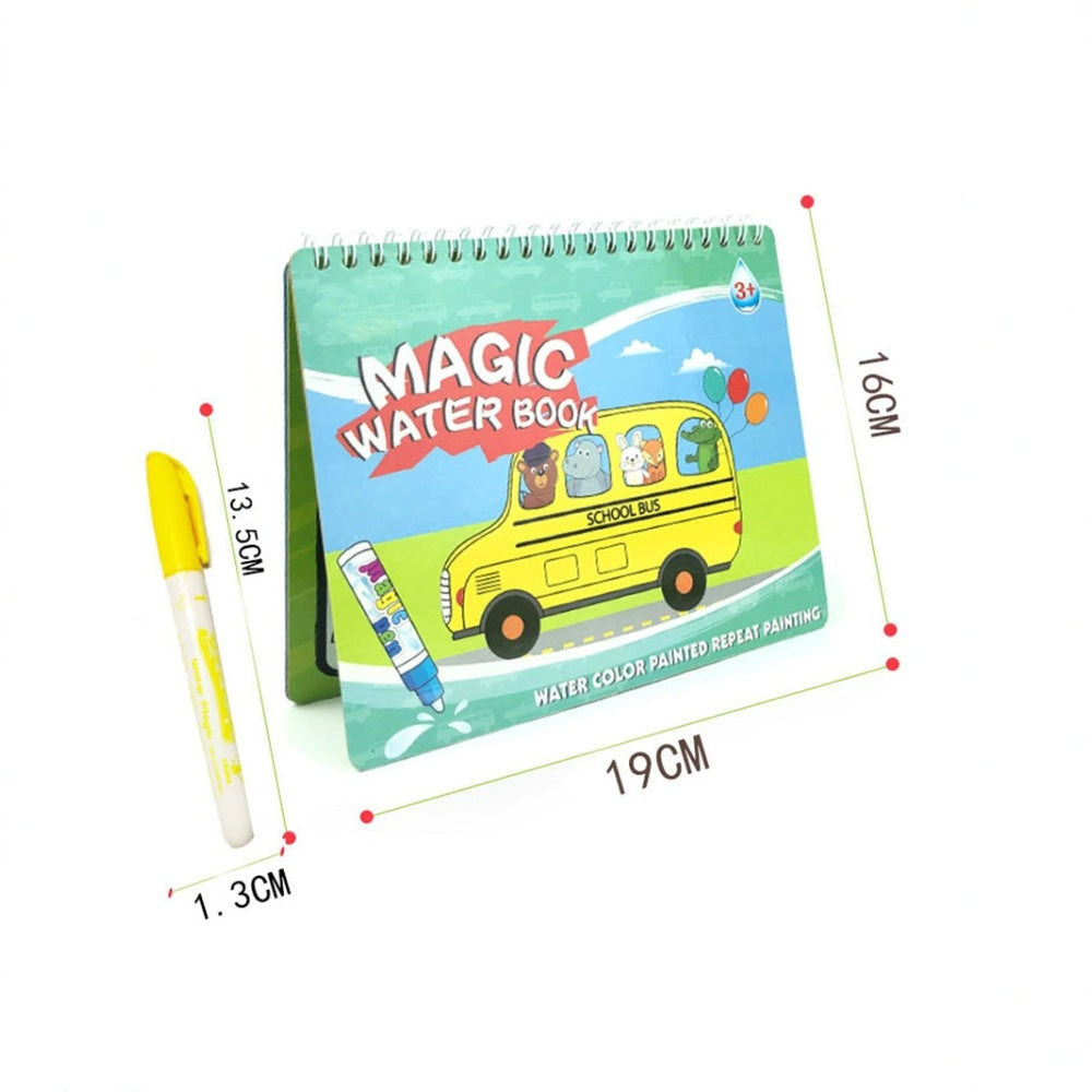 Childrens Reusable Water Coloring Book