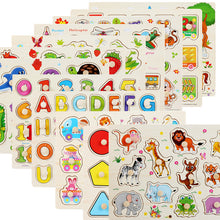 Montessori Wooden Alphabet Puzzle Board
