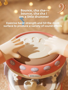 Rechargeable Baby Drum Toy – Encourages Rhythm & Sensory Play
