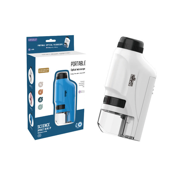 LED Pocket Microscope – Colors & Specimen Option