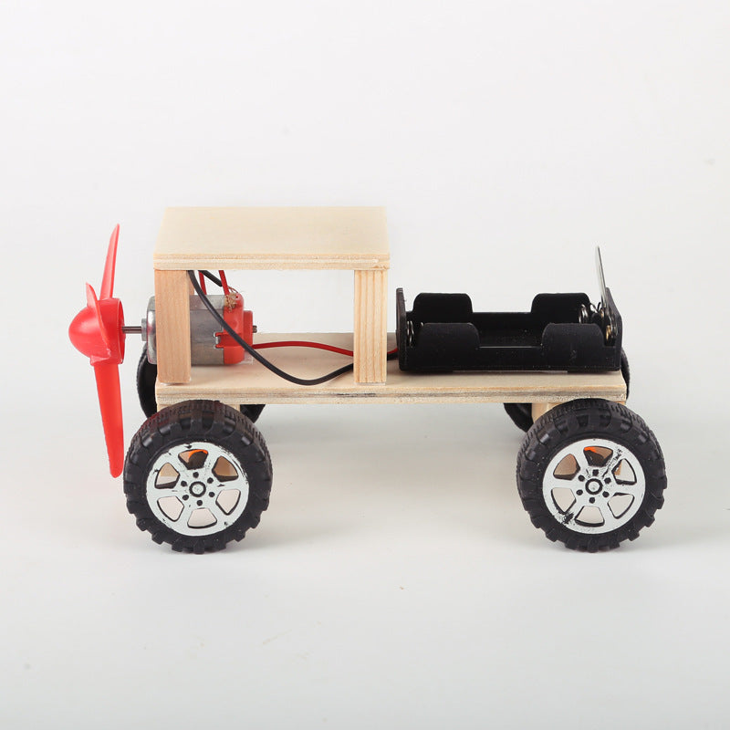 DIY Wind-Powered Car Kit for Kids – STEM Engineering Toy