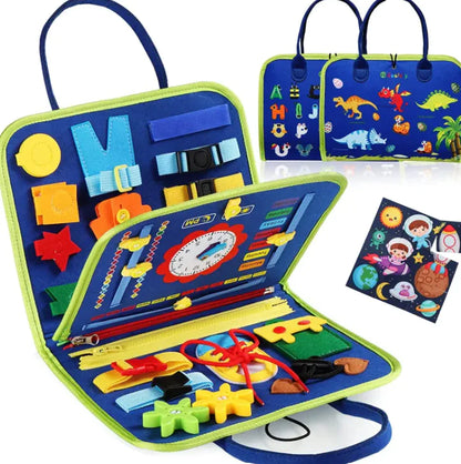 Master Skills: Felt Educational Toy Board for Kids - Interactive Learning! 🌈🧠