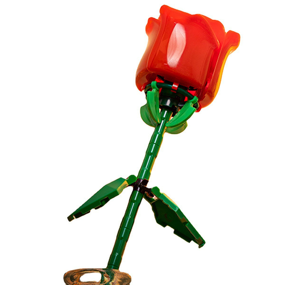Rose Flower Building Blocks STEM Kit