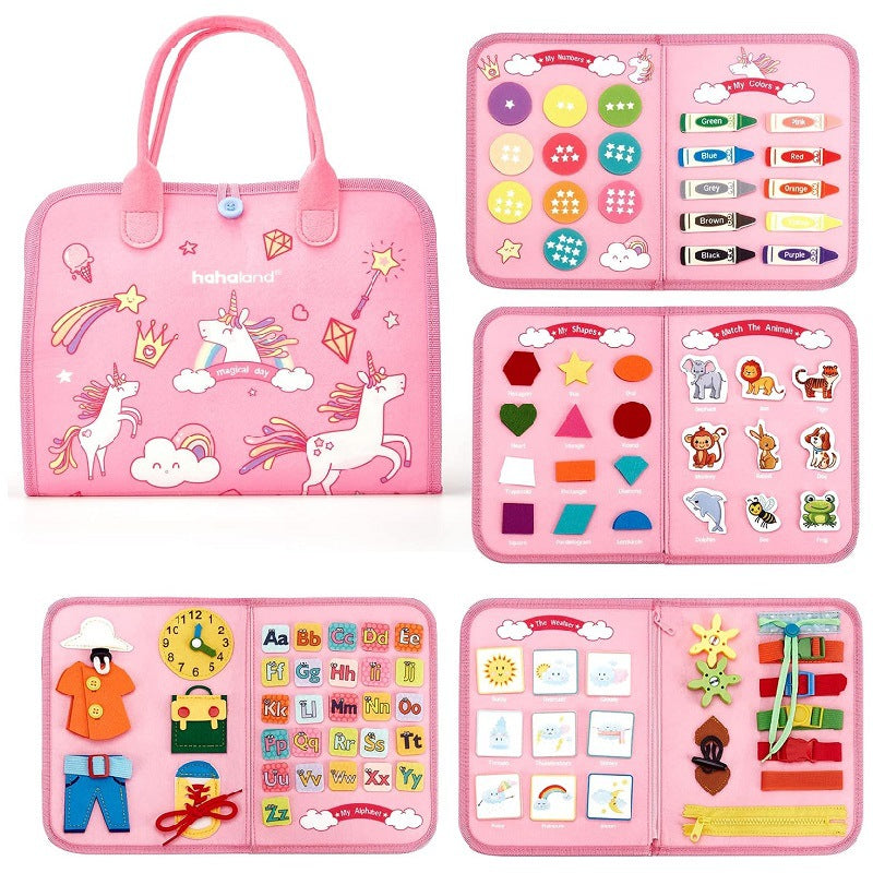 Felt Busy Board and Quiet Book – Theme and Page Options