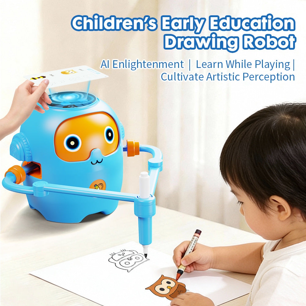 Drawing Robot with Guided Drawing Cards
