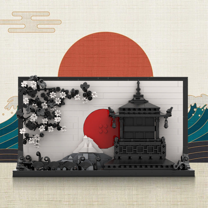 Japanese Art-Inspired Building Block Set