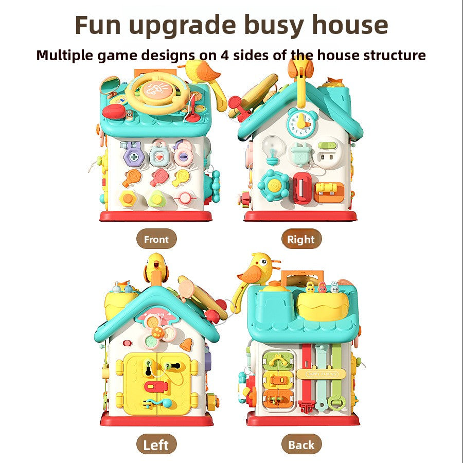 Six-Sided Busy House Activity Toy – 3 Power Packages