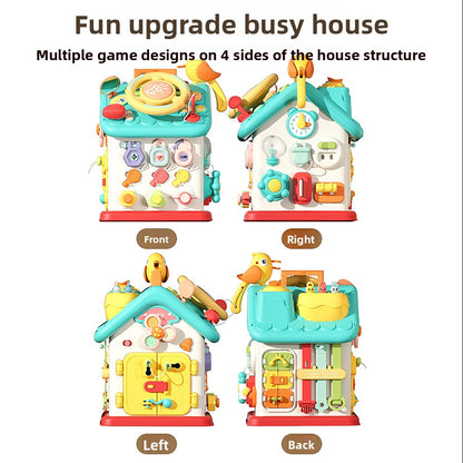 Montessori Six-Sided Busy House Toy