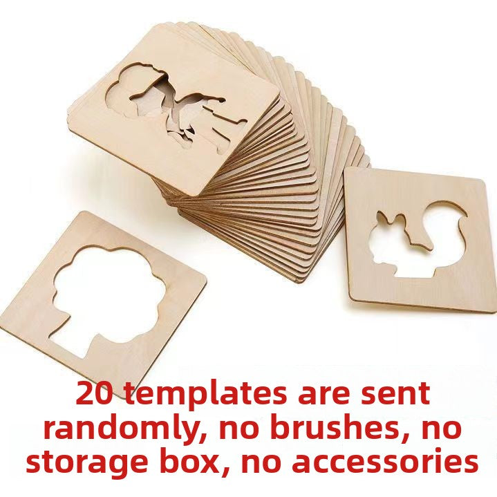 Wooden Drawing Stencils for Kids