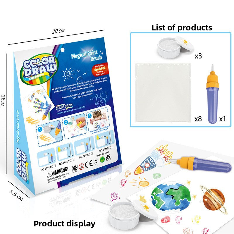 Magic Drawing Pens Set for Kids – 8 Piece-Count Options 6011a symphony brush 12pcs