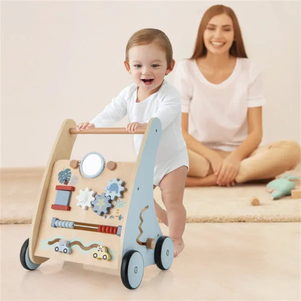 Wooden Baby Activity Push Walker