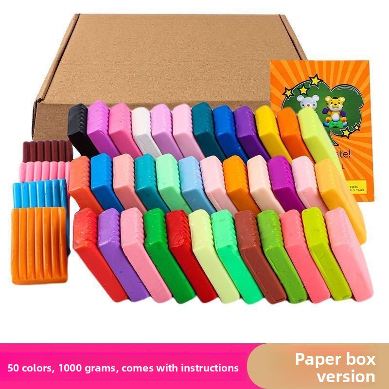 Soft Modeling Clay Set with Color Options