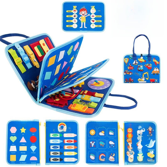 Felt Busy Boards for Kids – 12 Designs Toy Car – Listed 44 × 28 cm