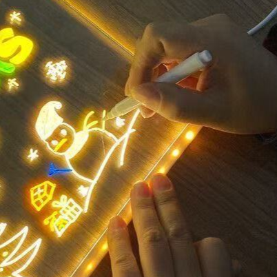 Glow Drawing Board for Kids with Stand