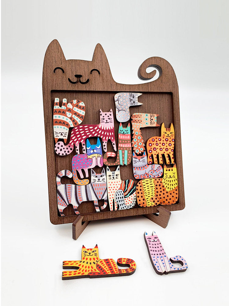 Wooden Animal Puzzle for Kids