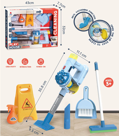 Kids Electric Pretend Vacuum Cleaner Set