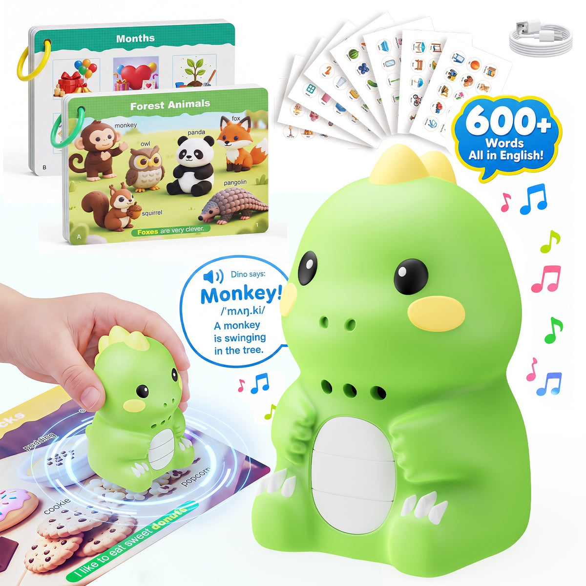 Children’s English Reading Pen Set with Word Cards