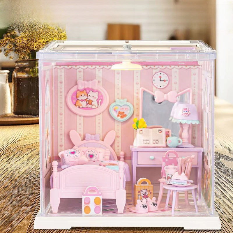 DIY Light-Up Building Block House Kits