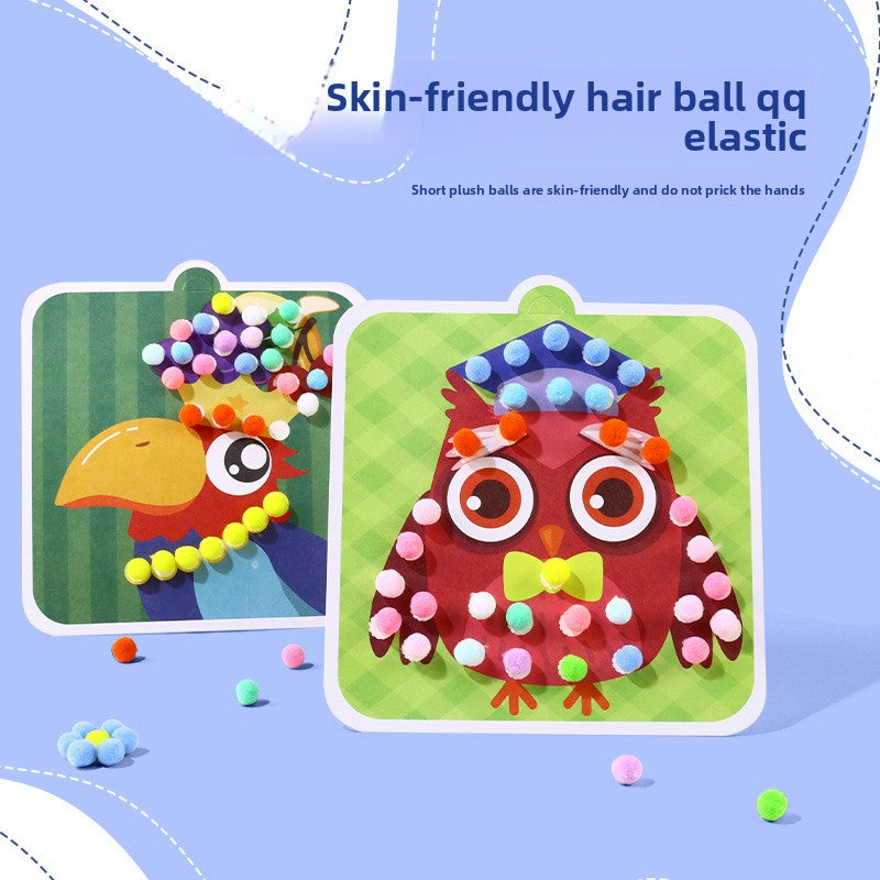 Pom-Pom Art Craft Kit for Kids