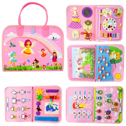 Montessori Felt Busy Board for Early Learning