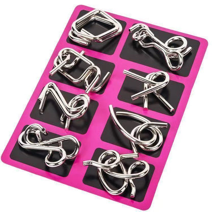 Brain Puzzle Unlocking Toy for Kids Logic Skills