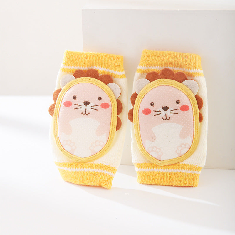 Infant Knee Protectors for Crawling Yellow lion-x632 One size fits all 0-4 years old