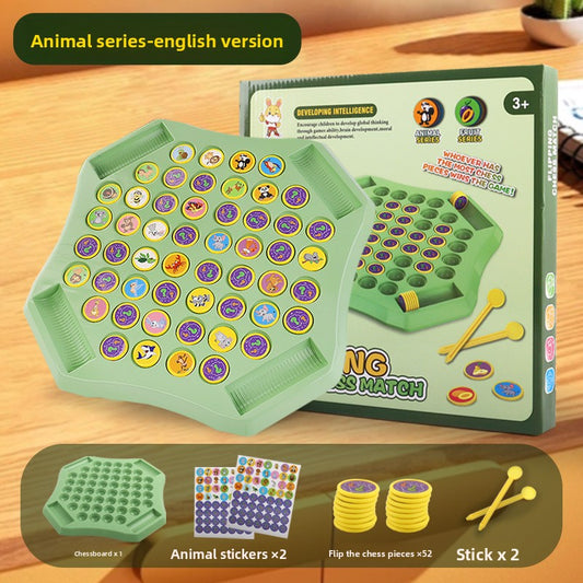 Flip Memory Matching Board Game – Animal, Fruit or Traffic