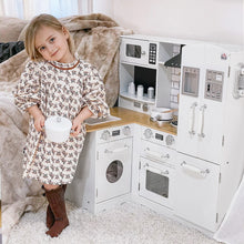 Corner Kids Play Kitchen with Appliances