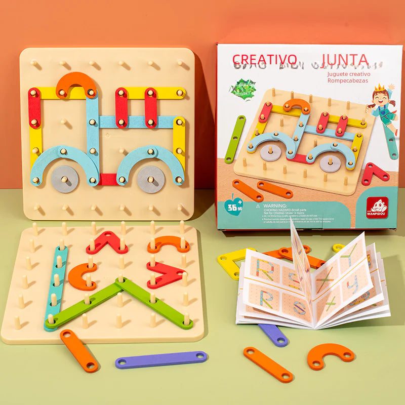 Learn & Build: Montessori Educational Letter and Number Building Blocks Toy!