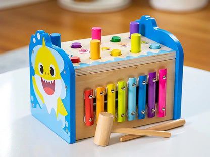 Baby Shark Pound and Tap Bench - Xylophone and Numbers Maze - Gifts for 1 2 and 3 Year Olds