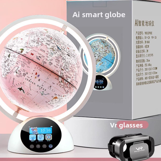 Interactive AR/VR Globe for Kids with 30 AR Themes