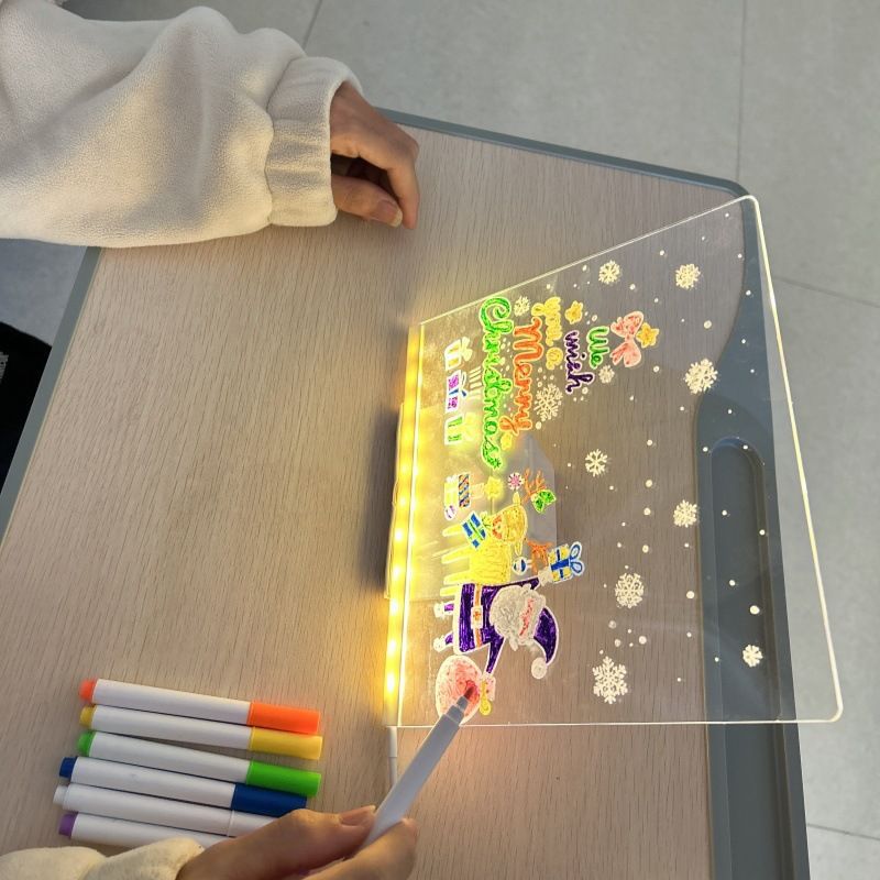 Glow Drawing Board for Kids – Size and Accessory Options